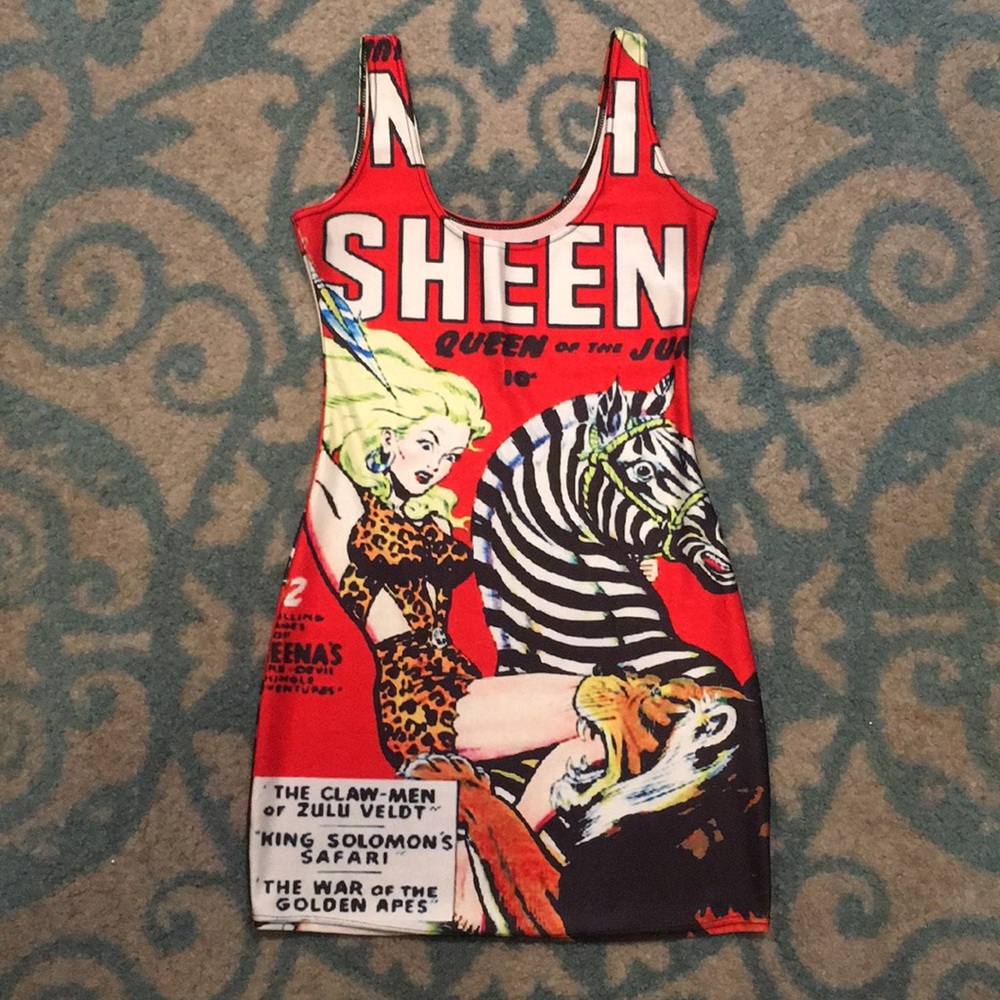 SHEENA Queen of the Jungle Body-con Mini Dress 🐯